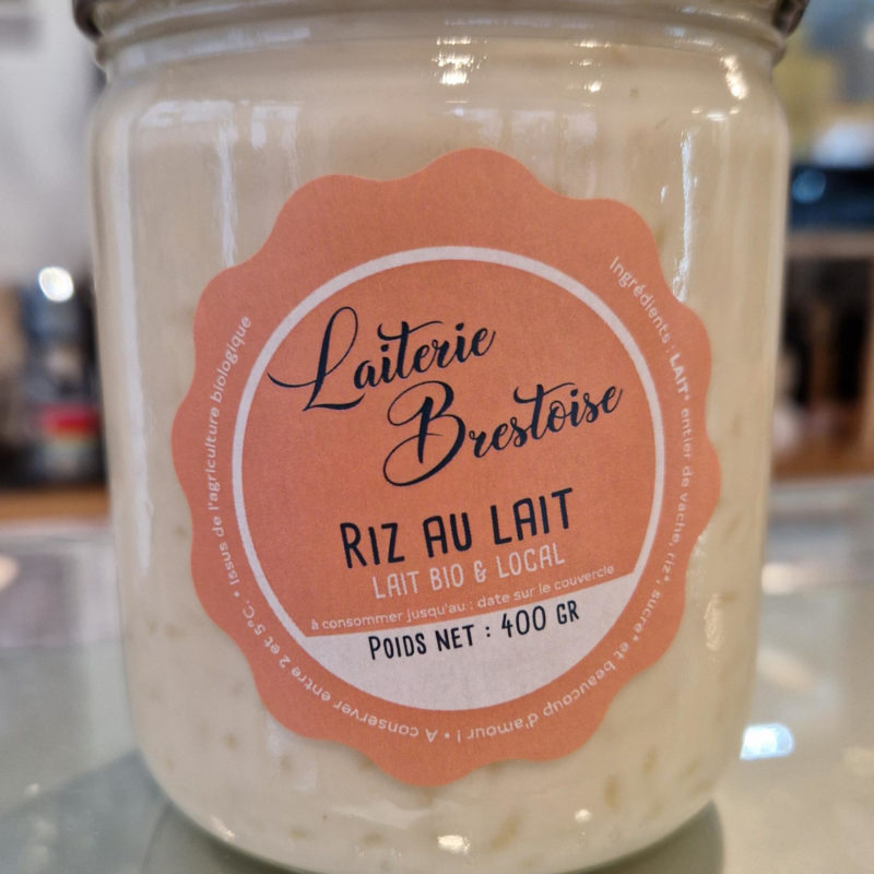 Riz au lait - La Laiterie Brestoise